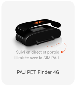 Image du PET Finder 4G de PAJ vue de cote